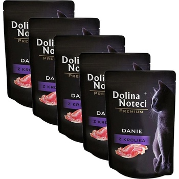Dolina Noteci Premium Котешка Чиния с Заек 5 x 85 г