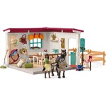 Schleich Детски игрален комплект Schleich Horse Club - Стая за почивка в конюшнята (42591-65400)