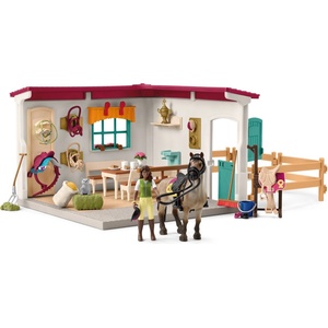 Schleich Детски игрален комплект Schleich Horse Club - Стая за почивка в конюшнята (42591-65400)