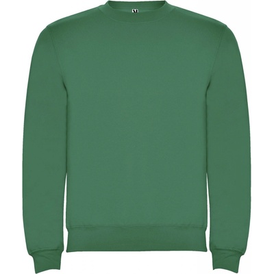 Clasica unisex s výstrihom crewneck zelená Kelly
