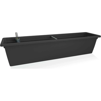 GARDENICO Samozavlažovací kvetináč Magnólia 2SMART antracit 78,5 x 19,5 x 17,5cm