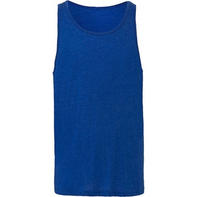 Bella+Canvas Volné lehké unisex tílko Jersey Canvas 145 g/m modrá královská melír
