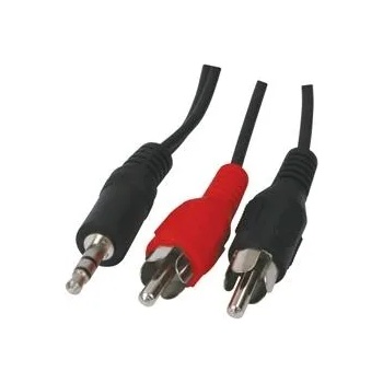 König CABLE-458/5 5 м аудиокабел 3, 5 мм Jack - 2xRCA (20174)