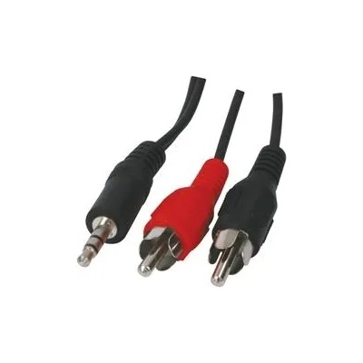 König CABLE-458/5 5 м аудиокабел 3, 5 мм Jack - 2xRCA (20174)