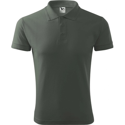 MALFINI Malfini pique polo 203 / Мъжка поло риза - тъмносив цвят m (2036714)
