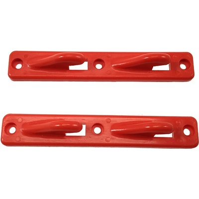 ASTRA Vlečný háček červený dvojitý 2 ks