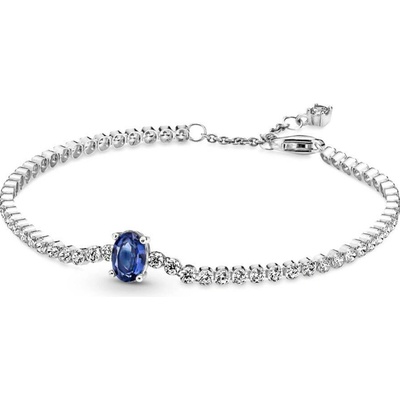 PANDORA tenisový náramek Třpytivé modré pavé 16 590039C01-16