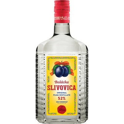 Old Herold Bošácka slivovica hranatá 52% 0,7 l (čistá fľaša)