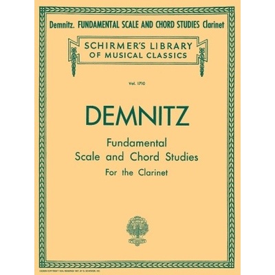 Fundamental Scale and Chord Studies stupnice a akordy pre klarinet