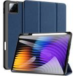 Dux Ducis Xiaomi Pad 8 Pro / Pad 8 / Pad 7 Pro DUX DUCIS DOMO калъф със стойка, с ефект на кожа, активен FLIP, държач за стилус, ТЪМНОСИНЬО (GP-168146)