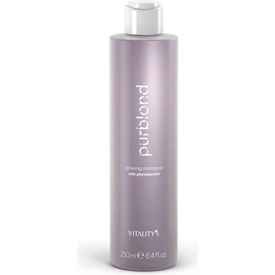 Vitalitys Purblond Glowing Shampoo s keratínom pre studenú blond 250 ml