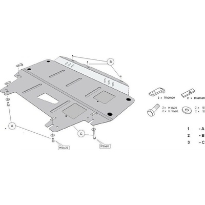 Kryt pod motor HYUNDAI ELANTRA Estate - Plech - 8595698041364