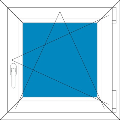 Ekosun Plastové okno Ekosun 7 Swisspacer Ultimate Otevírací a sklopné 90x140 Bílá - Dekor