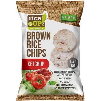 Rice Up Rýžové chipsy kečup 60 g