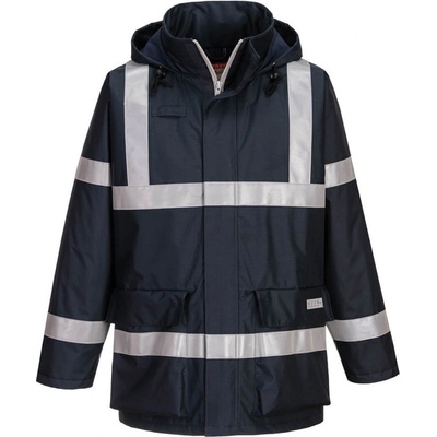 PortWest bunda Bizflame Anti-Static FR S785 zateplená Navy