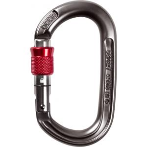 Ocun Винтов карабинер Ocun Osprey Screw Screwgate carabiner - Anthracite / Red - размер One Size (322-0073-0211)