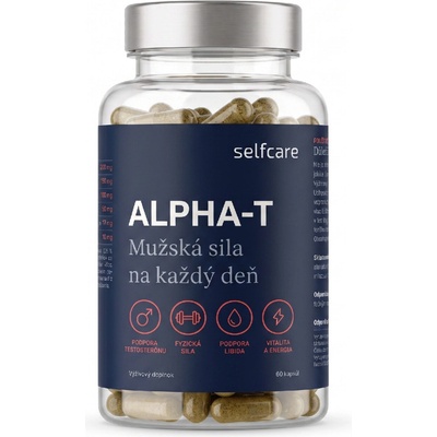 Selfcare ALPHA-T Tribulus terrestris 750 mg, 90 % saponínov, 60 kapsúl