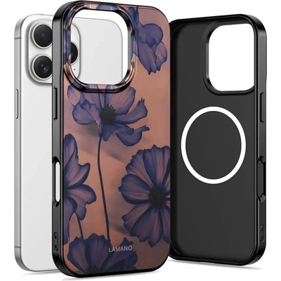 Tech-Protect Калъф Tech-Protect Lamano MagSafe за iPhone 16 Pro - кафяво-лилав