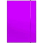 Barbara CARDBOARD FOLDER WITH ELASTIC BAND A4 300 G/M2, PURPLE
