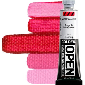 Golden Artist Colors Open АКРИЛНА боя Quinacridone Red 59 ml 1 бр (0007310-2)