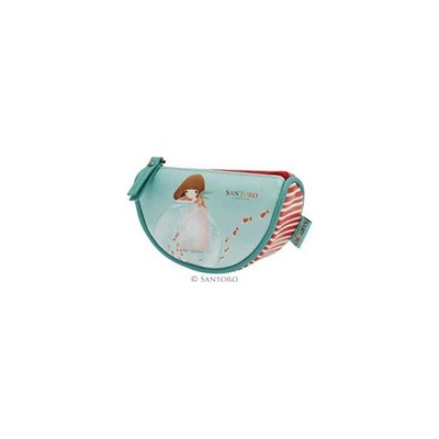 Santoro Půlkulatá kozmetická taštička "Little Fishes" London Kori Kumi