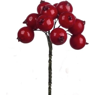 Umelé bobule jarabiny 12 cm / 1 zväzok