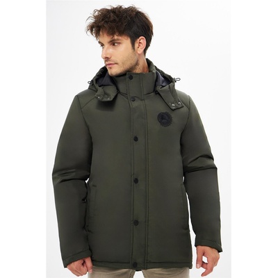 River Club Мъжко водонепромокаемо и ветроустойчиво яке със сваляща се качулка - Каки #410449 (410449_Хаки)