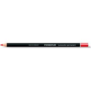 STAEDTLER Молив за маркиране, универсален, водоустойчив (глазоцветен), STAEDTLER "Lumocolor 108 20", червен 108 20-2 (108 20-2)