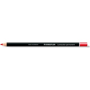 STAEDTLER Молив за маркиране, универсален, водоустойчив (глазоцветен), STAEDTLER "Lumocolor 108 20", червен 108 20-2 (108 20-2)