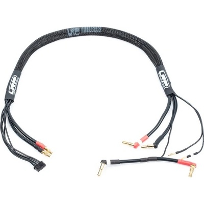 LRP Electronic Nabíjecí kabel 60cm 2x2S LiPo HARDCASE z G4 na P4/5 včetně balančního konekt. XH