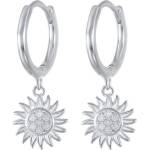 Silenti Jewelry Сребърни обеци "Лъч