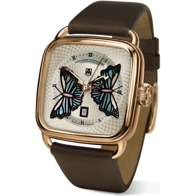 Alexander Shorokhoff Дамски часовник Alexander Shorokhoff HERITAGE ALEXANDER PUSHKIN AUTOMATIC LIMITED EDITION - AS. AP-B2-RGG (AS.AP-B2-RGG)