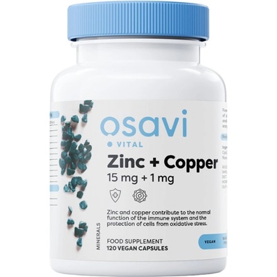 Osavi Zinc + Copper | L-OptiZinc® [120 капсули]