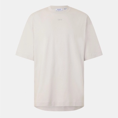 Off White Тениска Off White Men's Brics Skate - Short Sleeve T-Shirt - Light Stone