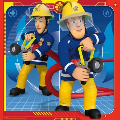 Ravensburger Požárník Sam: Do akce! 3 x 49 dílků
