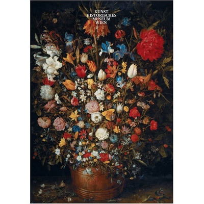 Piatnik - Puzzle Brueghel: Flowers in a Wooden vessel 1000 - 1 000 piese