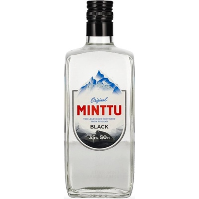 Minttu Black Mint 35% 0,5 l (holá láhev)