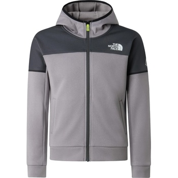 The North Face Детско яке за тренировка The North Face Kid's Mountain Athletics Full Zip Hoodie Training jacket - Anthracite Grey / Transcendent Grey (704-5980-0113)
