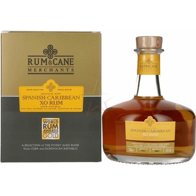 Rum & Cane Spanish Caribbean XO Rum 43% 0,7 l (kartón)