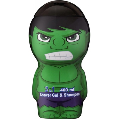 Marvel Avengers Hulk 2in1 Shower Gel & Shampoo 2D sprchový gel 400 ml