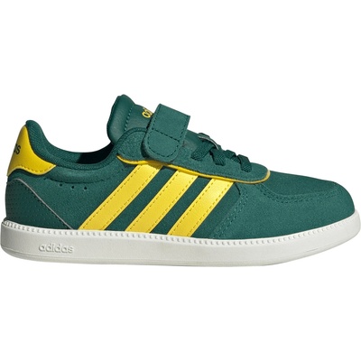 adidas Детски маратонки adidas Kid's Breaknet Sleek Sneakers - Collegiate Green / Yellow / Off White - размер 31, 5 (EU) (702-5500-0317)