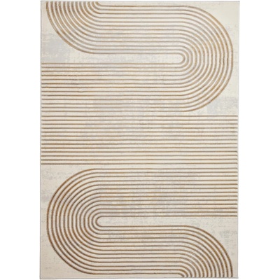 Think Rugs Kилим в светлосиво и златисто 80x150 cm Apollo - Think Rugs (APO2683GRYGLD0815)