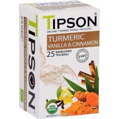 Tipson Organic Turmeric & Vanilla Cinnamon 25 x 1,5 g