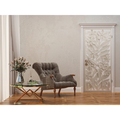 AG Design FTNV-2952 vliesová fototapeta Květiny Clay Flowers rozměry 90 x 202 cm