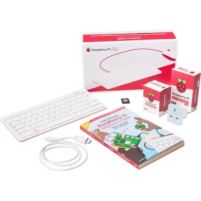 Raspberry Pi 400 UK + cestovný adaptér