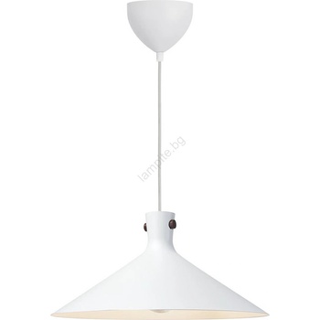 Nordlux - Пендел на кабел DORINA 1xE27/60W/230V бял (NX0697)
