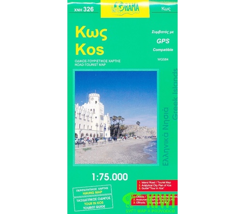 mapa Kos 1:75 t.