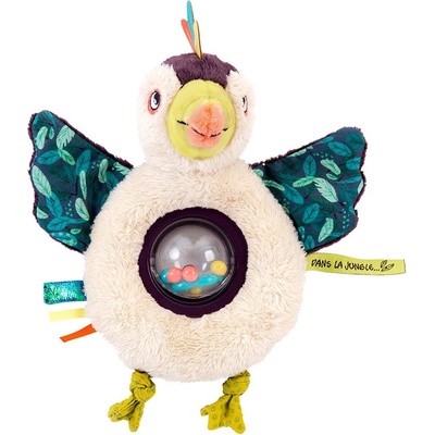 Moulin Roty Мека играчка с дрънкалка Moulin Roty - Пако (668005)
