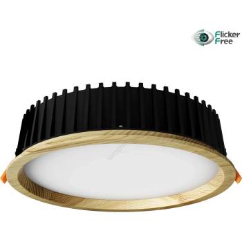 APLED APLED-LED Лампа RONDO WOODLINE LED/18W/230V 4000K Ø 26 см бор масивнo дървo (AP0185)