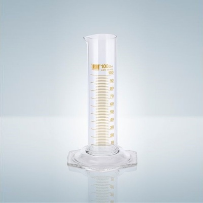 Hirschmann Laborgeräte Odměrný válec třídy B, nízký/široký, hnědý potisk Objem: 1000 ml – Hledejceny.cz